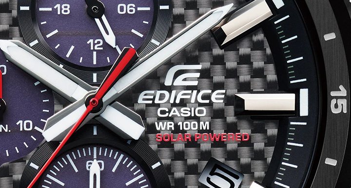 Casio Edifice EQS - 900DB - 1AVUDF(EX434) Solar Powered Chronograph Men's Watch - Zamana.pk