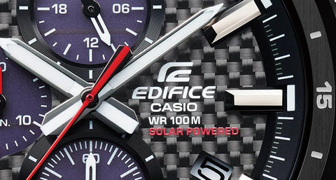 Casio Edifice EQS - 900DB - 1AVUDF(EX434) Solar Powered Chronograph Men's Watch - Zamana.pk