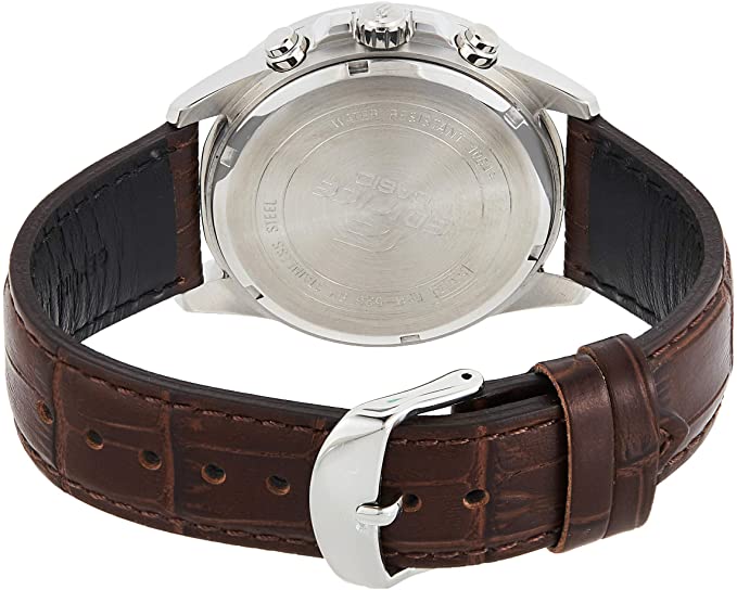 Casio Edifice Genuine Leather Band EFR - 526L - 7AVUDF Wristwatch - For Men - Zamana.pk