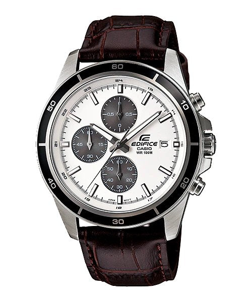Casio Edifice Genuine Leather Band EFR-526L-7AVUDF Wristwatch - For Men Secondary image