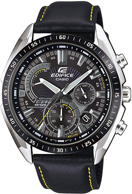 Casio Edifice Genuine leather band EFR - 570BL - 1A - For Men - Zamana.pk Main image