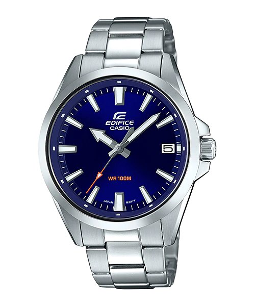 Casio Edifice Men's Analog EFV - 100D - 2AVUDF Stainless Steel Band Casual Watch - Zamana.pk
