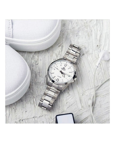 Casio Edifice Men's Analog EFV - 100D - 7AVUDF Stainless Steel Band Casual Watch - Zamana.pk