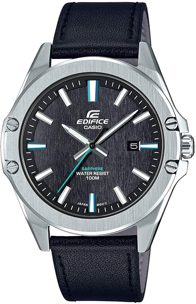 Casio Edifice Men's Analogue Quartz Watch with Leather Strap EFR - S107L - 1AVUEF - Zamana.pk Main image