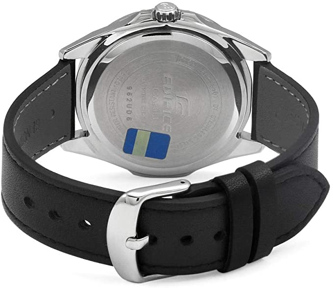 Casio Edifice Men's Analogue Quartz Watch with Leather Strap EFR - S107L - 1AVUEF - Zamana.pk