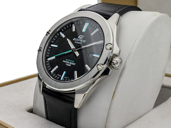 Casio Edifice Men's Analogue Quartz Watch with Leather Strap EFR - S107L - 1AVUEF - Zamana.pk