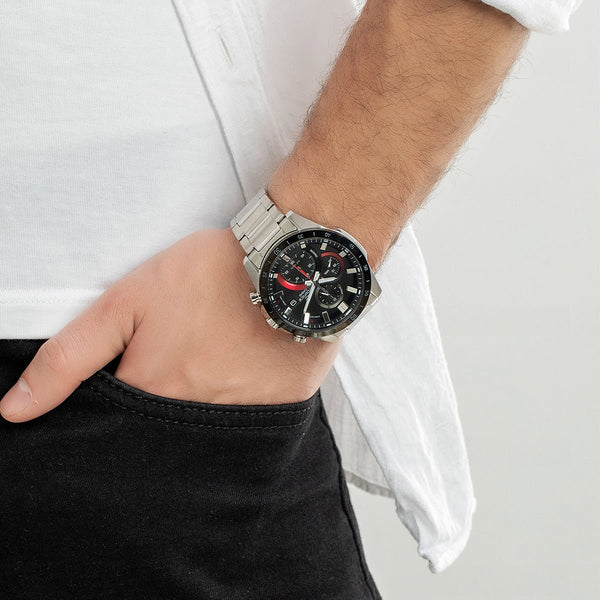 Casio Edifice Stainless Steel Band Watch EFR - 571DB - 1A1VUDF - For Men - Zamana.pk