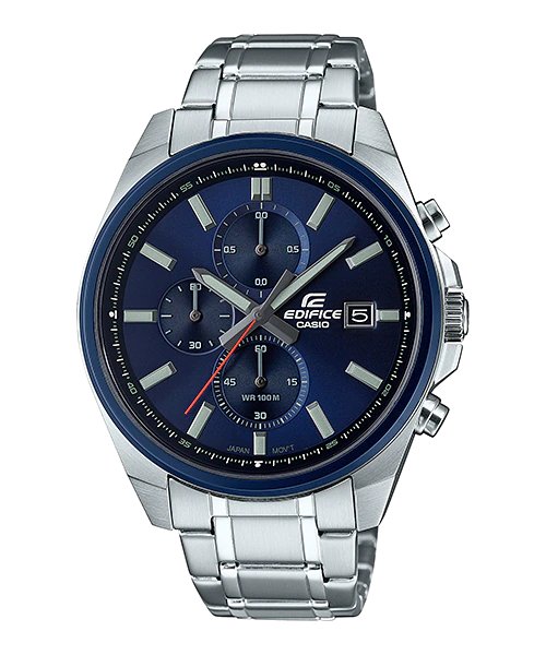 Casio Edifice Watch – EFV - 610DB - 2AVUDF Stainless Steel Band - For Men - Zamana.pk Main image