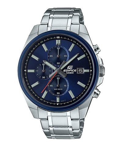 Casio Edifice Watch – EFV - 610DB - 2AVUDF Stainless Steel Band - For Men - Zamana.pk