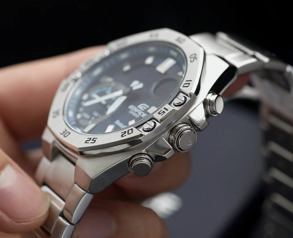 Casio Edifice World Time Mobile Link ECB - 10D - 2A Men's Watch - Zamana.pk