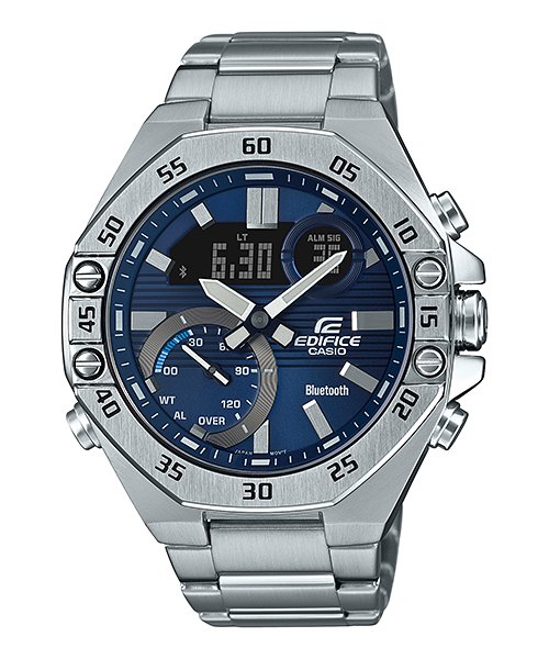 Casio Edifice World Time Mobile Link ECB - 10D - 2A Men's Watch - Zamana.pk
