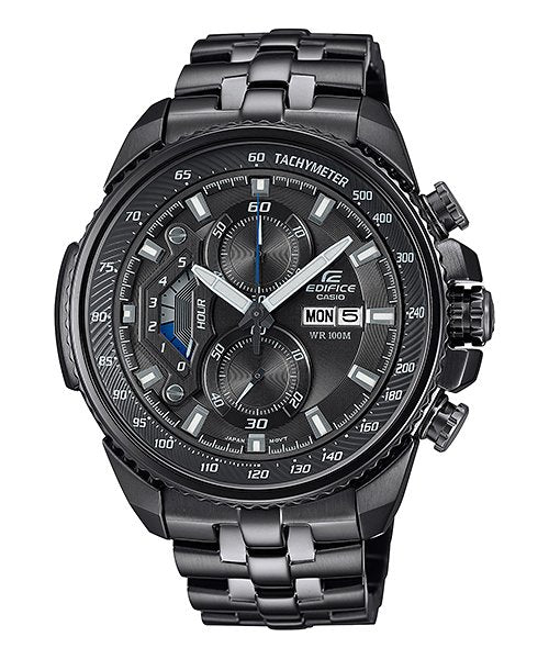 Casio EF - 558DC - 1A Edifice Series Gunmetal Chronograph Dial Steel Band Watch Men’s Wrist Watch - Zamana.pk