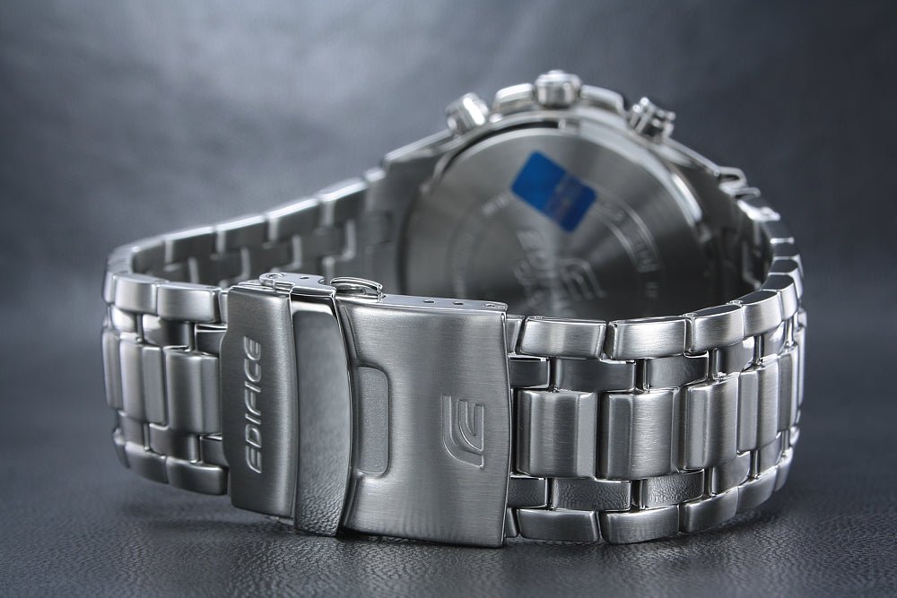Casio - EFR - 539D - 1A2 - Stainless Steel Cronograph Watch For Men - Zamana.pk