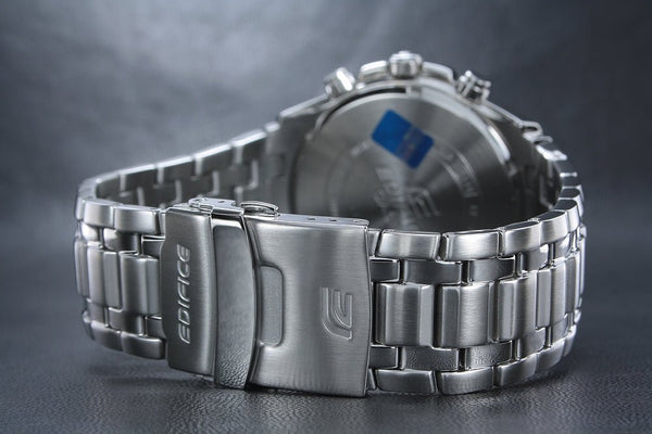 Casio - EFR - 539D - 1A2 - Stainless Steel Cronograph Watch For Men - Zamana.pk