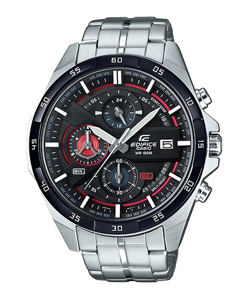 Casio EFR - 556DB - 1AVUDF Stainless Steel Band Chronograph Men's Watch - Zamana.pk Main image