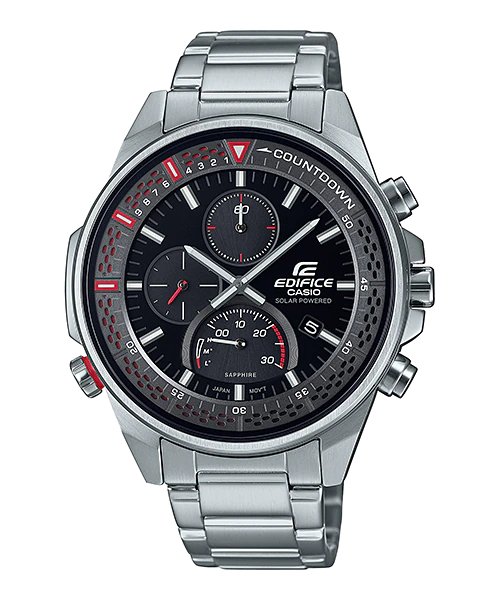 Casio - EFS - S590D - 1A - Sapphire crystal with glare - resistant coating solar powered Watch For Men - Zamana.pk