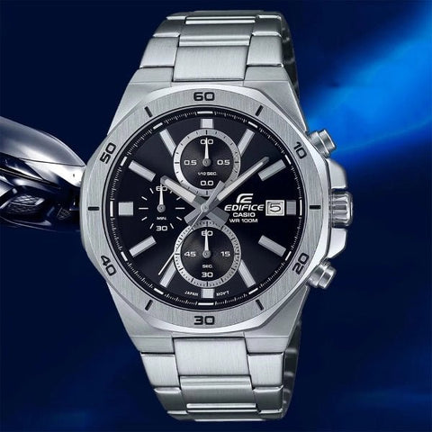 Casio - EFV - 640D - 1A - Stainless Steel Watch For Men - Zamana.pk