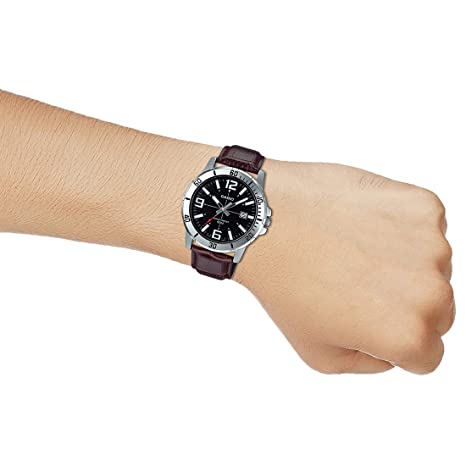 Casio Enticer Analog Black Dial Men's Watch - MTP - VD01L - 1BVUDF - Zamana.pk