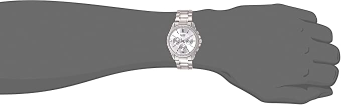Casio Enticer Chronograph White Dial Men's Watch - MTP - 1375D - 7AVDF - Zamana.pk