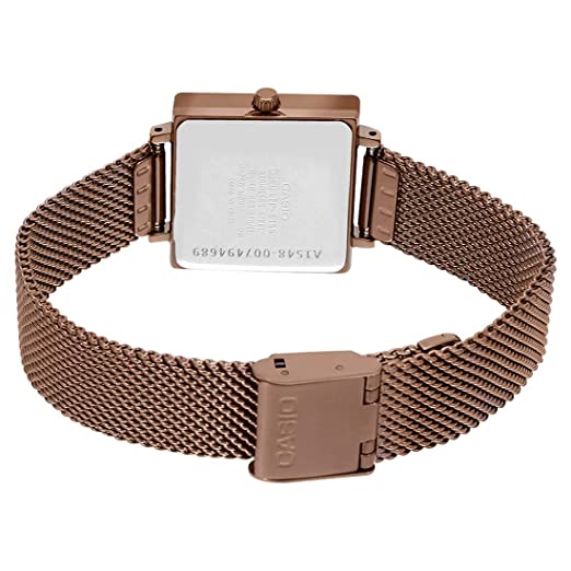 Casio Enticer Ladies Analog Rose Gold Dial Women's Watch LTP - E155MR - 9BDF - Zamana.pk