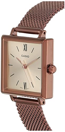 Casio Enticer Ladies Analog Rose Gold Dial Women's Watch LTP-E155MR-9BDF Secondary image