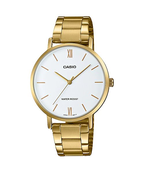 Casio Enticer Ladies Analog White Dial Women's Watch LTP - VT01G - 7BUDF - Zamana.pk