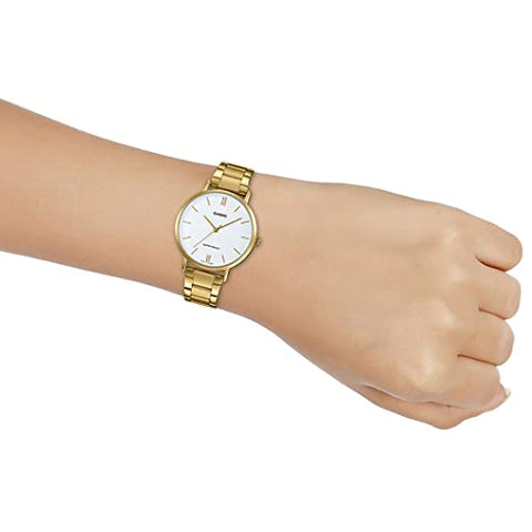 Casio Enticer Ladies Analog White Dial Women's Watch LTP - VT01G - 7BUDF - Zamana.pk