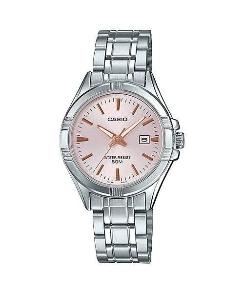 Casio Enticer LTP - 1308D - 4AVDF Ladies Analog Pink Dial Women's Watch. - Zamana.pk