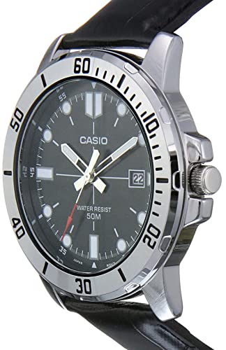 Casio Enticer Men Analog Black Dial Men's Watch - MTP - VD01L - 1EVUDF - Zamana.pk
