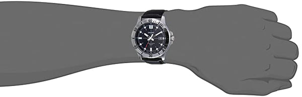 Casio Enticer Men Analog Black Dial Men's Watch - MTP - VD01L - 1EVUDF - Zamana.pk