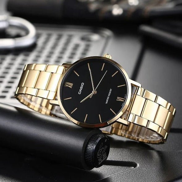 Casio Enticer Men Analog Black Dial Men's Watch MTP - VT01G - 1BUDF - Zamana.pk