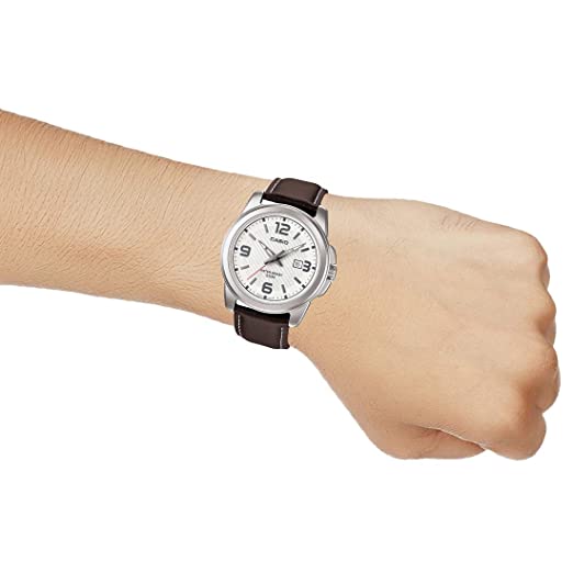 Casio Enticer Men Analog Silver Dial Men's Watch - MTP - 1314L - 7AVDF - Zamana.pk