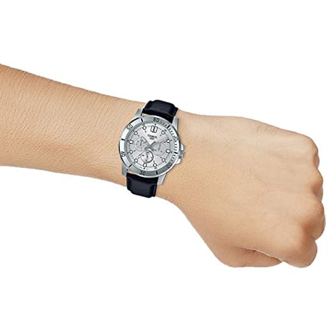 Casio Enticer Men Analog Silver Dial Men's Watch MTP - VD300L - 7EUDF - Zamana.pk