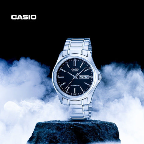 Casio Enticer MTP - 1239D - 1ADF Men Analog Black Dial Men's Watch - Zamana.pk