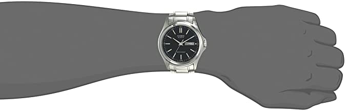 Casio Enticer MTP - 1239D - 1ADF Men Analog Black Dial Men's Watch - Zamana.pk