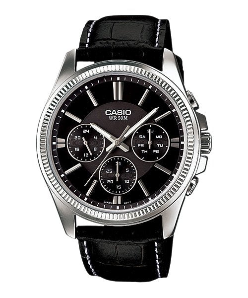 Casio Enticer MTP-1375L-1AVDF Black Dial Men's Watch - Secondary image