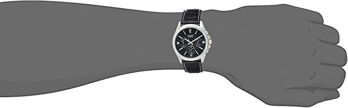 Casio Enticer MTP - 1375L - 1AVDF Black Dial Men's Watch - Zamana.pk