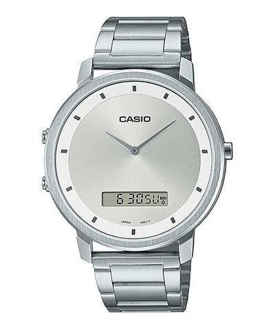 Casio Enticer MTP - B200D - 7EDF Silver Dial Men's Watch - Zamana.pk