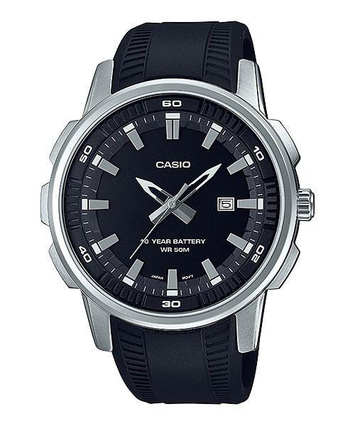 Casio Enticer MTP-E195-1AVDF Black Dial leather band Men's Watch Secondary image