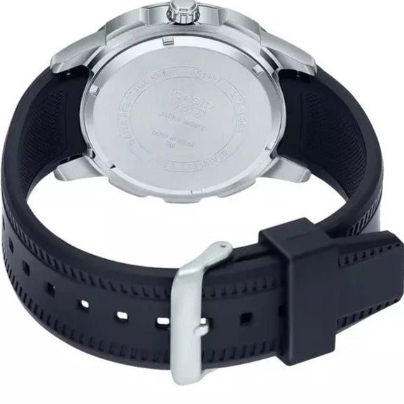 Casio Enticer MTP - E195 - 1AVDF Black Dial leather band Men's Watch - Zamana.pk