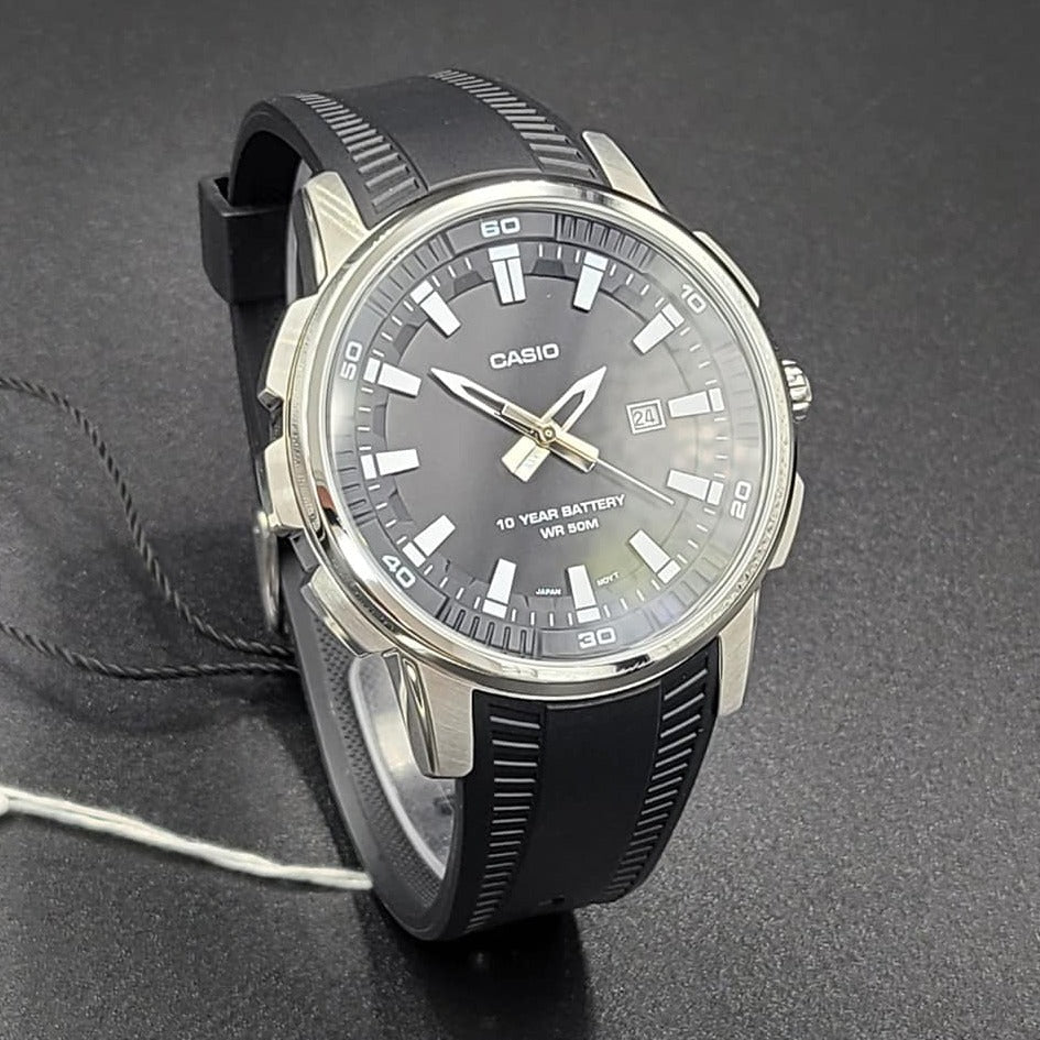 Casio Enticer MTP - E195 - 1AVDF Black Dial leather band Men's Watch - Zamana.pk Main image