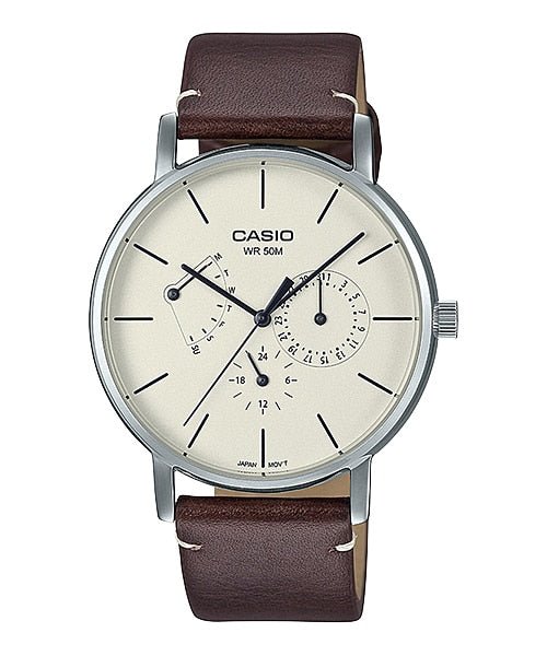 Casio Enticer MTP - E320L - 5EVDF Men Analog Silver Dial Watch - Zamana.pk Main image