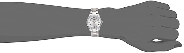 Casio Enticer MTP - V001D - 7BUDFMen Analog Silver Dial Men's Watch - Zamana.pk