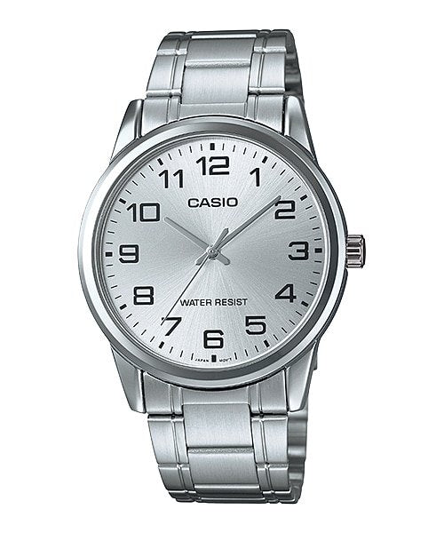Casio Enticer MTP - V001D - 7BUDFMen Analog Silver Dial Men's Watch - Zamana.pk