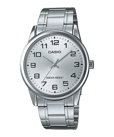 Casio Enticer MTP - V001D - 7BUDFMen Analog Silver Dial Men's Watch - Zamana.pk
