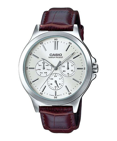 Casio Enticer MTP - V300L - 7AUDF Men Analog White Dial Men's Watch MTP - V300L - 7AUDF - Zamana.pk