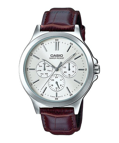 Casio Enticer MTP - V300L - 7AUDF Men Analog White Dial Men's Watch MTP - V300L - 7AUDF - Zamana.pk