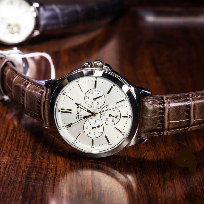 Casio Enticer MTP-V300L-7AUDF Men Analog White Dial Men's Watch MTP-V300L-7AUDF Secondary image