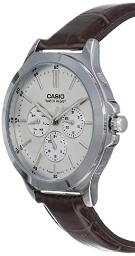 Casio Enticer MTP - V300L - 7AUDF Men Analog White Dial Men's Watch MTP - V300L - 7AUDF - Zamana.pk