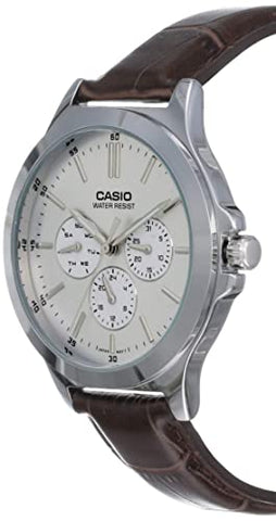 Casio Enticer MTP - V300L - 7AUDF Men Analog White Dial Men's Watch MTP - V300L - 7AUDF - Zamana.pk